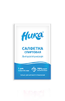 Антисептические салфетки «Ника»