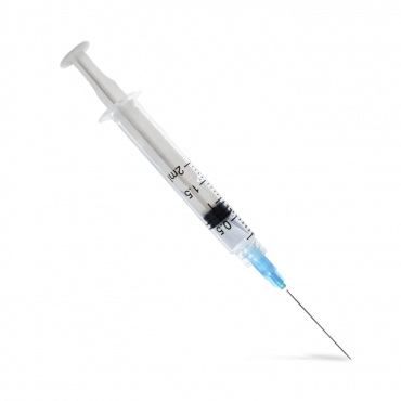 Шприц одноразовый стерильный 2 мл с иглой 23G Луер Лок